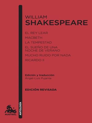 cover image of William Shakespeare. Antología